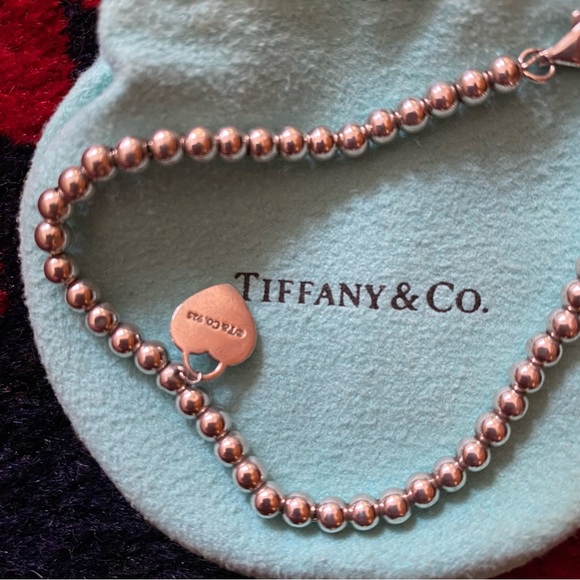 Tiffany & Co Heart Tag Bead Bracelet - Picture 7 of 8